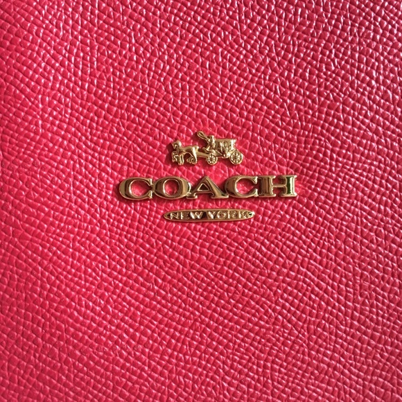 Coach Leather Tote Bag POPPY - Picture 7 of 7